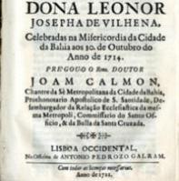 Livros, sermões e outros impressos escritos em português e publicados ao longo dos séculos XVI, LUZ, Manuel Ferreira da Ao Excellentissimo Senhor Dom Rodrigo da Costa. Soneto.