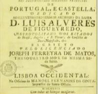 Manoel Fernandes da Costa, Impressor do Santo Officio Lisboa 1729 Português MATOS, José Ferreira de Diario Historico das celebridades, que na
