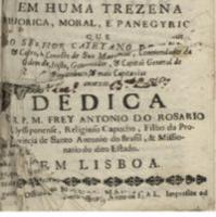 Officina Antonio Pedrozo Galrão Lisboa 1701 Português ROSÁRIO, Antônio do Sortes de S.