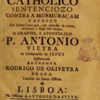 [...] Segunda Officina de Antonio Isidoro da Fonceca Rio de Janeiro 1747 Português COSME E DAMIÃO, José dos Santos Sermam de S.