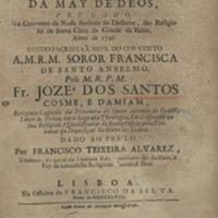 ..] Miguel Rodrigues Lisboa 1748 Português COSME E DAMIÃO, José dos Sa