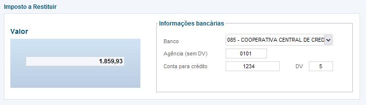 Para cadastrar essas informações, acesse a tela de Resumo da Declaração e em seguida selecione a opção Cálculo do Imposto.