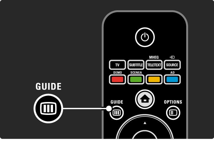 3.3.1 Guia de programação electrónico O Guia de programação electrónico (EPG) é um guia no ecrã da programação de televisão*. Este guia é fornecido pelas emissoras.