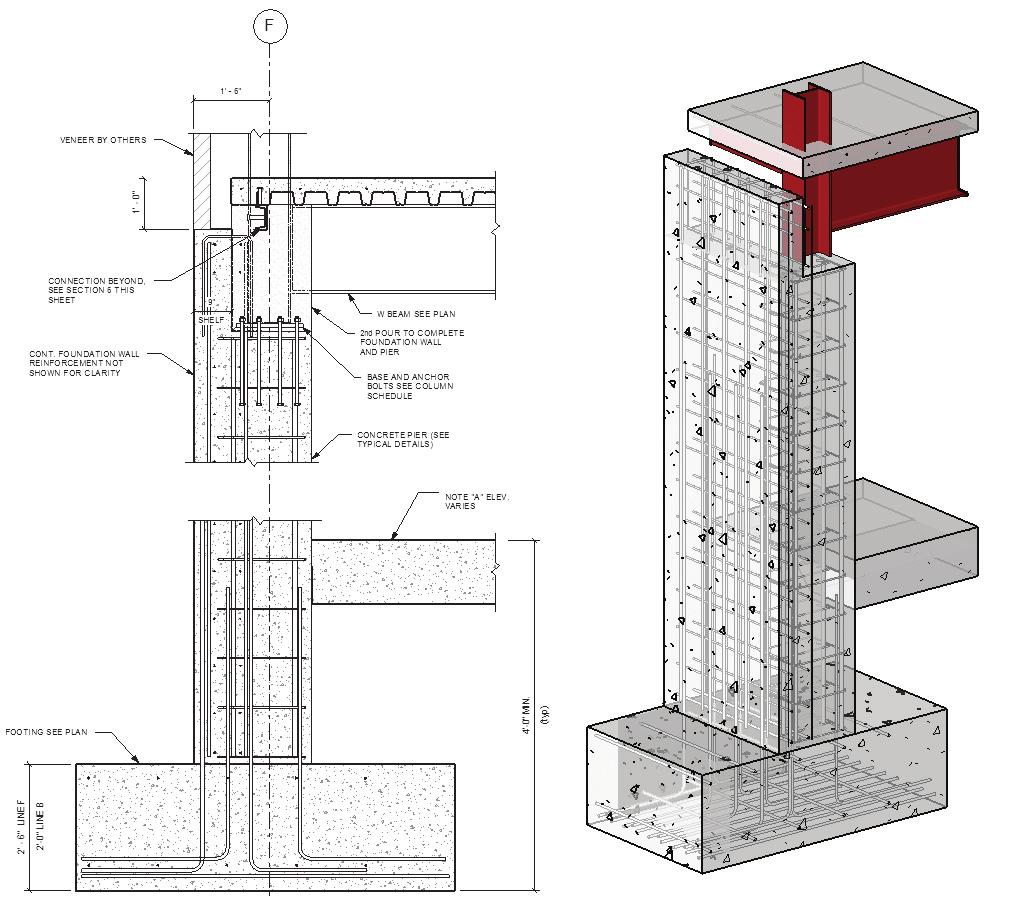 Forneça Documentos de Construção Abrangentes Utilize um conjunto abrangente de ferramentas dedicadas para fornecer desenhos estruturais e ajudar a reduzir erros resultantes da coordenação manual das