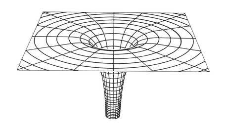 A Geometria da Relatividade 63 Figura 38: Superfície com a métrica medida pelos observadores estacionários. renciais: θ τ = L r 2; r τ = ± 2E + 2M ( 1 2M r r ) 1 1 + 2E.