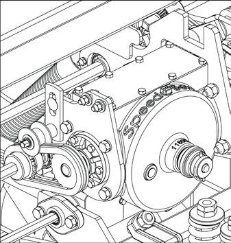 Manual de Instruções LUBRIFICAR CADA 00 HORAS DE TRABALHO ( FIGURAS 50 / 5 ) Lubrifique periodicamente os cubos dos discos duplos () aproximadamente a cada 00 horas e no término da safra, para isso