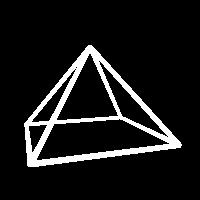 Pirâmide de base quadrada A pirâmide de base quadrada é um sólido geométrico e recebe este nome por sua base ser quadrada. Este sólido é composto por 8 arestas, 5 vértices, 5 faces, sendo uma a base.
