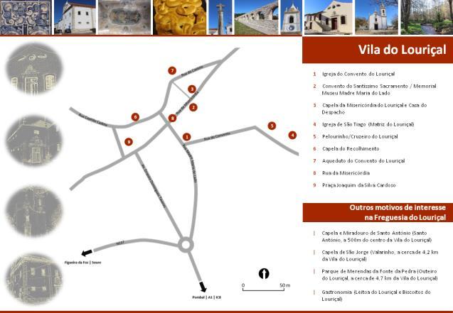 Louriçal turismo no Louriçal Identificada a necessidade da freguesia possuir informação agregada e disponível ao público dos pontos turísticos do seu território.