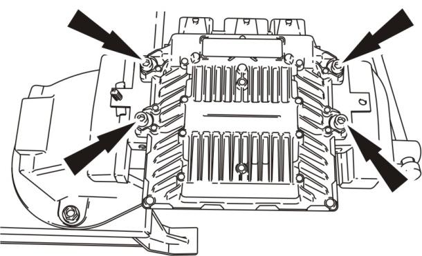 Controles Eletrônicos do Motor 303-14-9 MÓDULO (ECM) DO MOTOR REMOÇÃO E INSTALAÇÃO Remoção 1. Desconecte o cabo negativo da bateria.