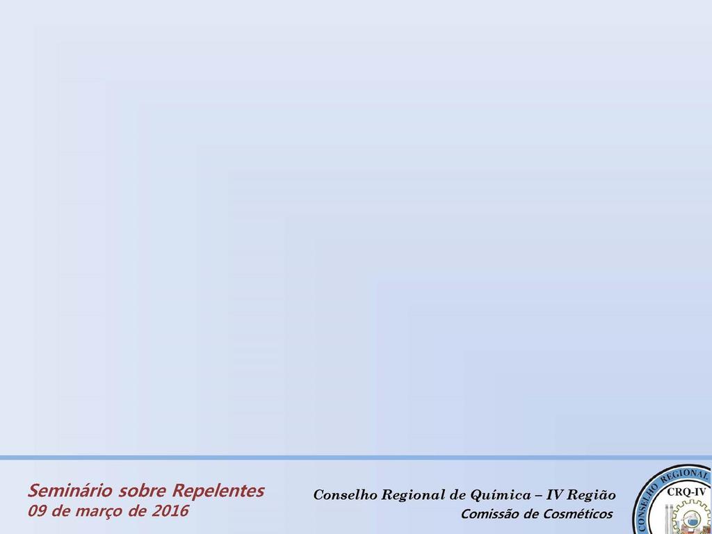 TESTES DE EFICÁCIA EM PRODUTOS REPELENTES