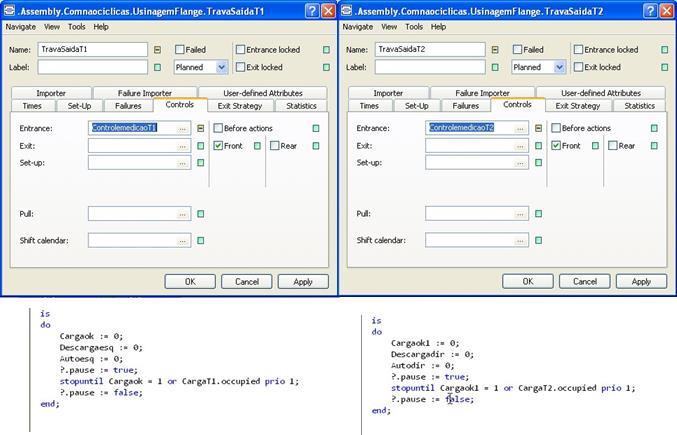 61 Figura 24 Definição TravaEntT1 e TravaEntT2 Os métodos ControlemedicaoT1 e ControlemedicaoT2 estão inseridos para
