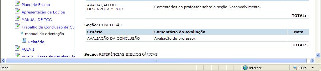 Você poder verificar o nome do professor