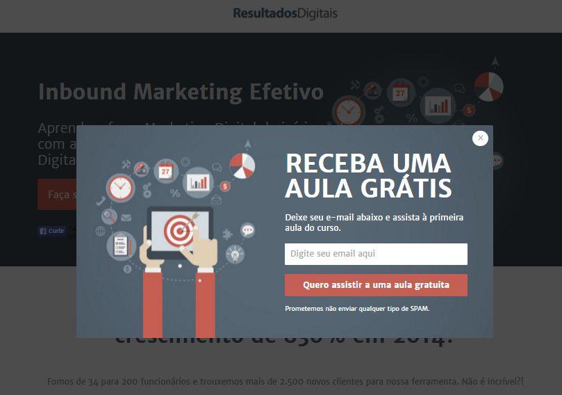 sobre o curso, benefícios PopUp