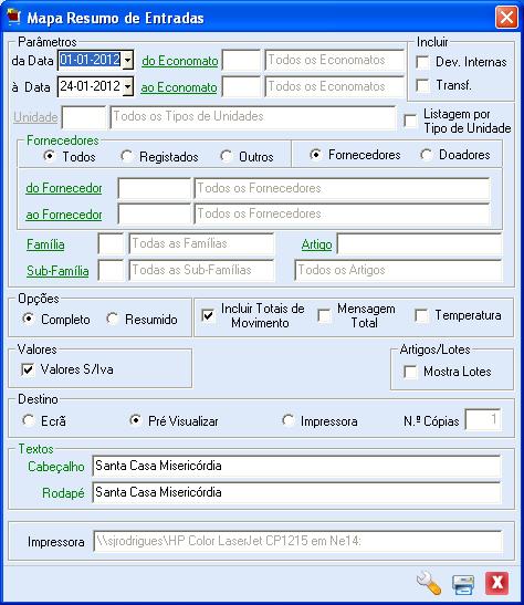 a. O utilizador tem a possibilidade de visualizar os valores com ou sem Iva.