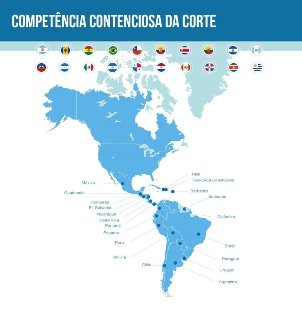 Corte: Estructura atribuições 14 A Venezuela apresentou, em 10 de setembro de 2012, um instrumento de denúncia da Convenção Americana sobre Direitos Humanos ao Secretário-Geral da Organização dos