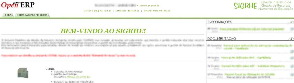 5. Acesso à aplicação informática A aplicação informática encontra-se disponível na página eletrónica da DGAE (www.dgae.mec.