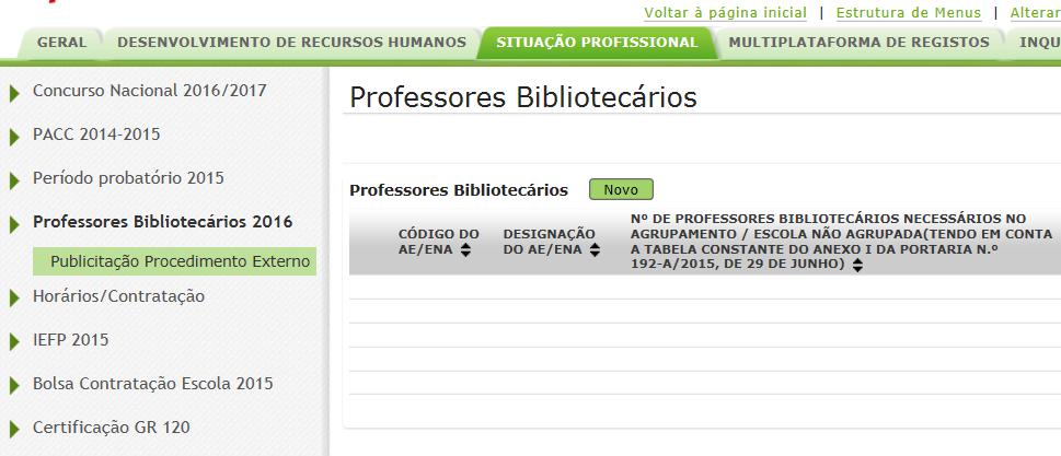 b) Publicitação Procedimento Externo 5.2.