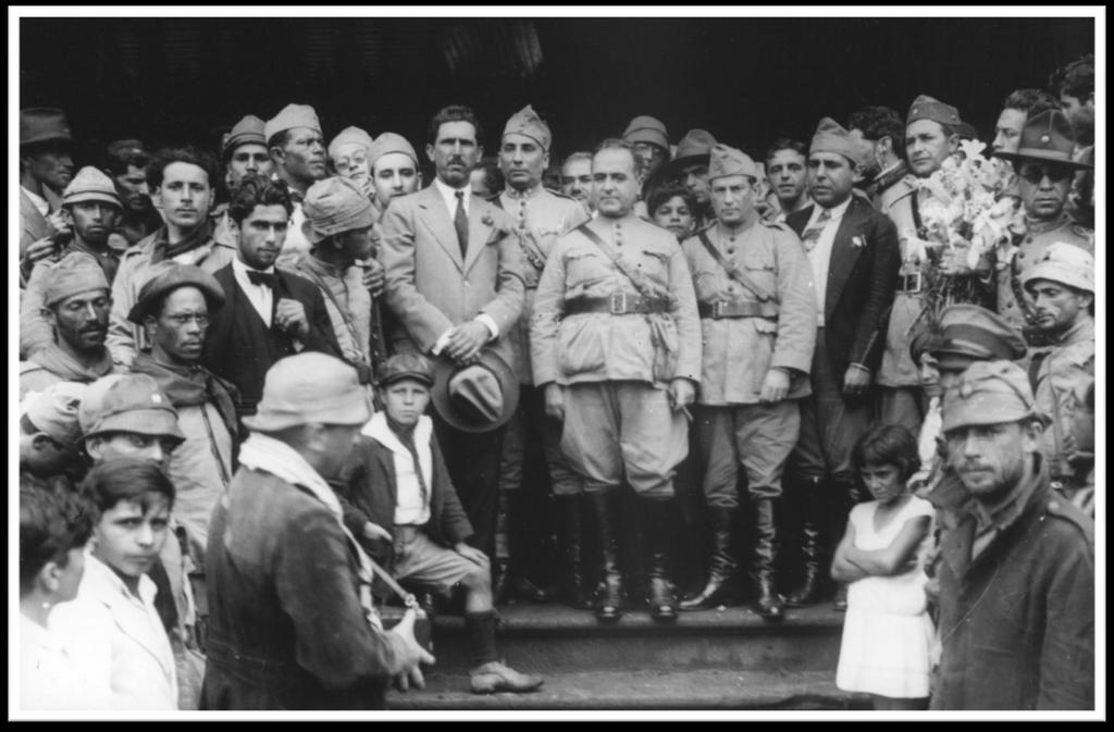 Getúlio Vargas, com outros líderes da Revolução de 1930,