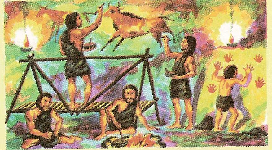 -Os homens do paleolítico também foram excelentes artistas.