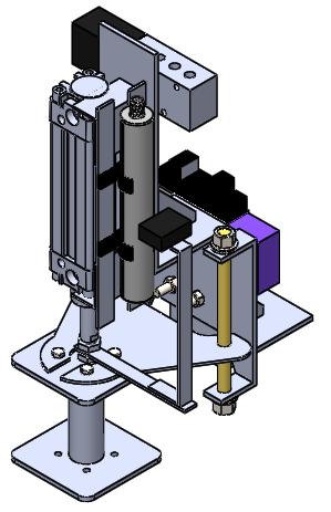 33 Como sensor de posição no atuador 3 utilizou-se um transdutor linear Micropulse da fabricante Balluf, conforme mostra a Figura 18.