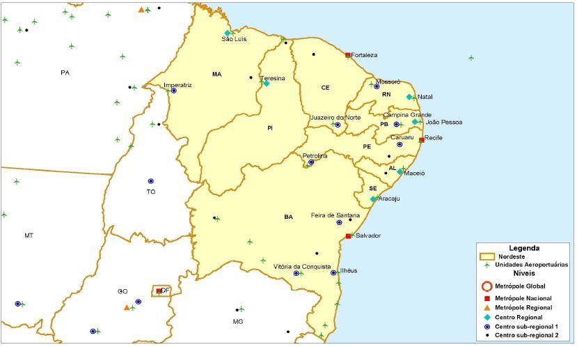 233 5.4.1. A situação do Aeroporto de Vitória da Conquista A Região Nordeste detém a maior quantidade de Unidades da Federação.