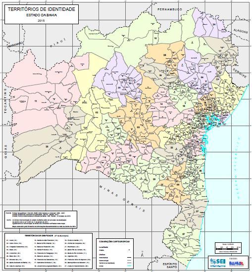 93 Figura 21: Mapa político da Bahia.