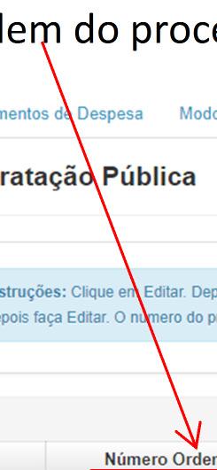 no final da página a respetiva lista, clicando no botão Editar para iniciar o