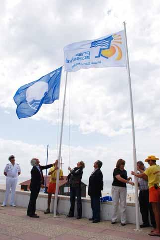 Bandeira Azul A Praia da Tocha foi pela 19ª vez consecutiva galardoada com a Bandeira Azul.
