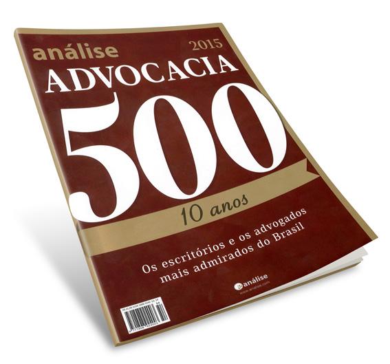 Como reconhecimento do trabalho desenvolvido, o escritório e seu sócio titular receberam mais uma vez destaque na publicação Análise Advocacia 500 (2015), que representa a opinião de empresas e