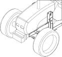 6.5 - Manuseio de Carga - Certifique-se da capacidade de elevação do trator, bem como do carregador frontal, inclusive o peso e a capacidade de carga do implemento.