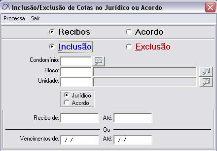 Coloque as informações solicitadas e digite no campo específico a situação atual. Clique em incluir, podendo ser adicionadas as custas deste processo.