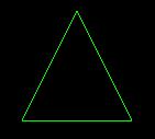 Desenho de Primitivas Geométricas Triângulo: void DrawTriangle2D(int x1, int y1, int x2, int y2, int x3, int y3); Exemplo: graphics.