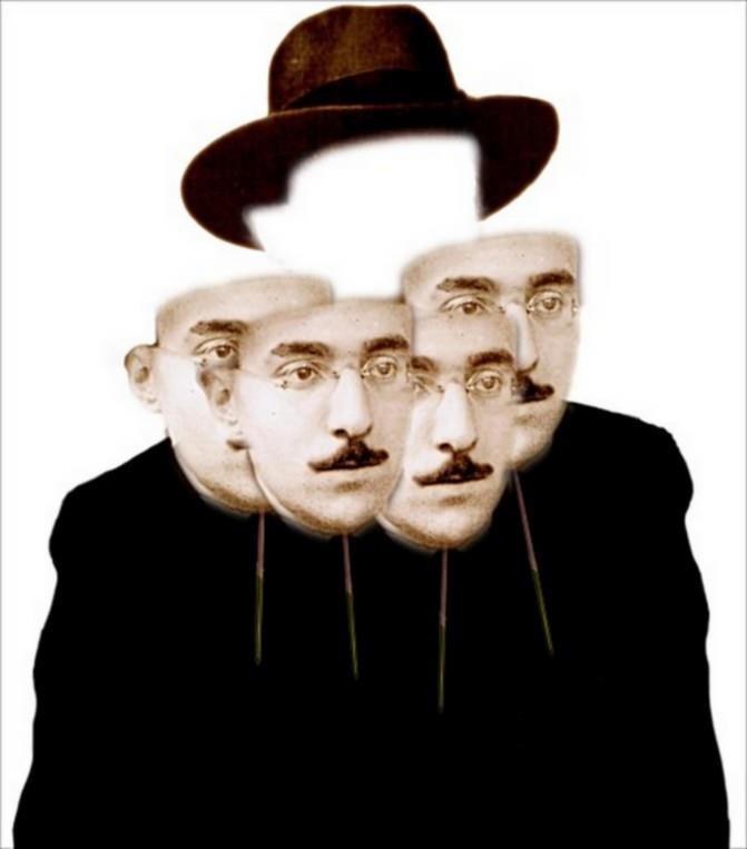 Fernando Pessoa procurou multiplicarse através de outros eus (os heterônimos),