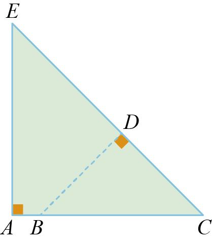 13. Na figura 8 estão representados os triângulos [ACE] e [BCD]. Figura 8 13.1. Justifica que os triângulos [ACE] e [BCD] são semelhantes. Resposta: 13.