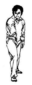 9 10 YuBei KaiShi 08)Parar Ting: O árbitro central comanda Ting parar e neste exato momento estende um braço a frente com a mão aberta, na vertical, entre os lutadores (fig.11 e 12).