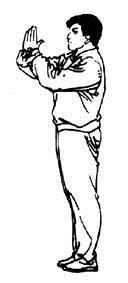 16 30)Intervalo ( descanso ): O árbitro central estende os braços lateralmente com as palmas das mãos voltadas para cima apontando à área de