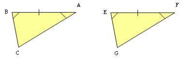 4º LAA (lado, ângulo, ângulo): congruência do ângulo adjacente ao lado, e congruência do ângulo oposto ao lado.