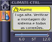 Visualização de alarmes O VPAP ST-A vem equipado com um módulo de alarme que monitora continuamente as condições do tratamento e do dispositivo.