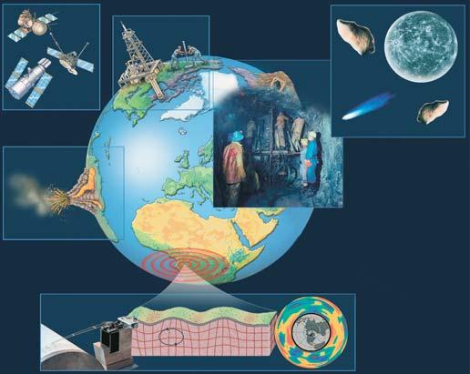 72 GEOLOGIA 10. 0 Teste UNIDADE 1-Tema 3 Métodos para o estudo do interior da geosfera 1. Leia com atenção o seguinte texto referente ao acesso ao interior da Terra.