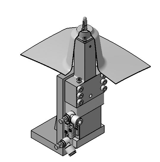 (-X2092) Cilindro de grampo de pino de ø32 adicionado O design compacto torna-o aplicável a uma ampla