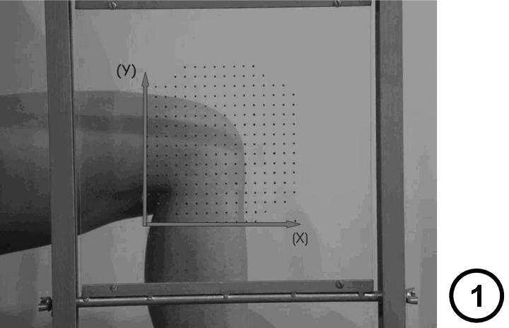 168 Procedimentos de Calibração das Imagens: Para a calibração não linear, foi utilizado um padrão de calibração (phantom), constituído de uma chapa de acrílico de 900 cm 2 (30x30cm), 10 mm de