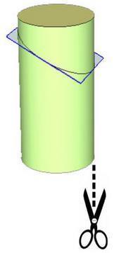 7 Já o aluno B construiu, no plano da base do cubo, quatro vetores sobre os eixos coordenados x e y, de comprimento livre, que dariam o movimento de translação dos sólidos a serem destacados, como