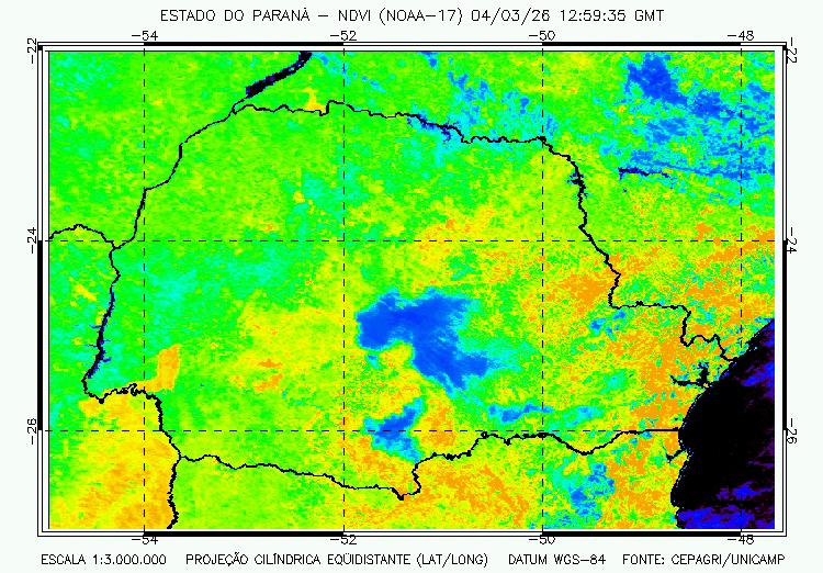 Anais XII Simpósio Brasileiro de Sensoriamento Remoto, Goiânia, Brasil, 16-21 abril 2005, INPE, p. 3975-3981. Figura 4: NDVI. Figura 5: NDMI. Figura 6: NDVI com pixels inaptos.