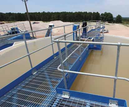Tratamento de água e reciclagem em estágio primário Espessador AquaCycle