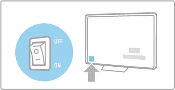 1.3 Teclas no televisor Botão de ligar/desligar Ligue ou desligue o televisor com o botão de ligar/desligar situado no lado direito do televisor. Quando desligado, o televisor não consome energia.