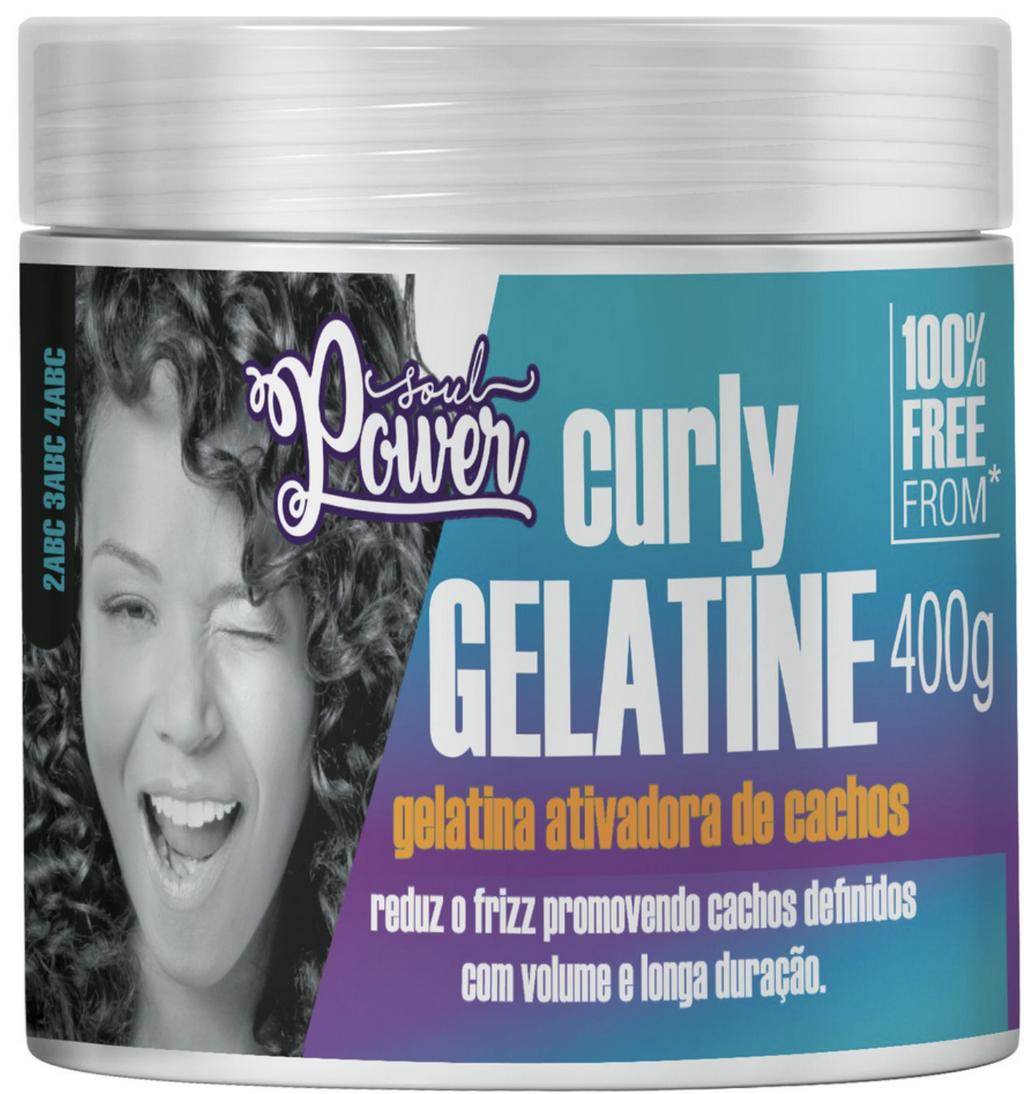 Cabelo Tipo 4 Gelatine, Soul Power Tem uma fixação muito boa, rende muito.