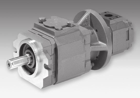 Bomba de engrenamento interno tipo PGH com flange de fixação SAE de 2 furos Índice H/A/D 6194/99 Bomba dupla PGH4 + PGH3 Características Conteúdo página Características 1 Dados para pedidos 2 Símbolo