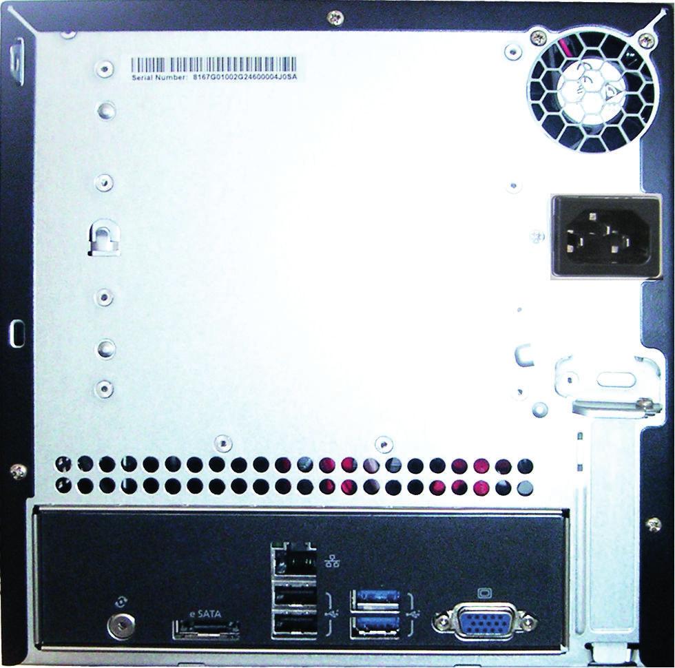 DIVAR IP 2000 Visão geral do sistema pt 13 Vista traseira: 1 2 3 4 5 6 1 1 ranhura esata para exportação de dados Nota: não ligue unidades de disco rígido para gravação. 4 2 USB 3.