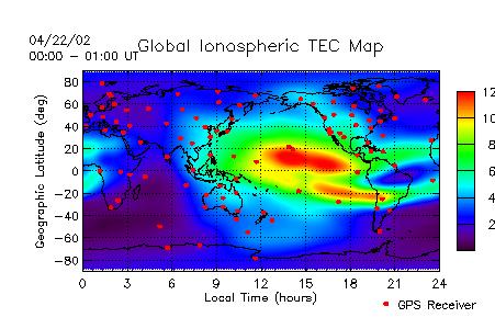 Mapeamento da ionosfera