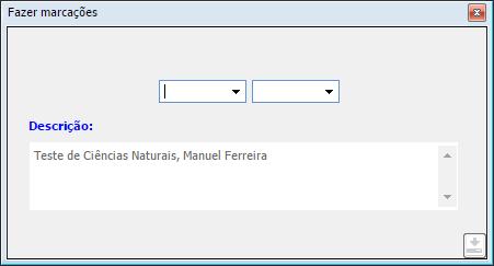 No painel da direita constam, em paralelo, o horário da turma e os eventos marcados na agenda.